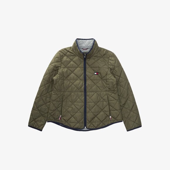 Tommy Hilfiger Quilted Diamond Jacket (Olive/Khaki) 🇺🇸🧥 - Picture 1 of 6